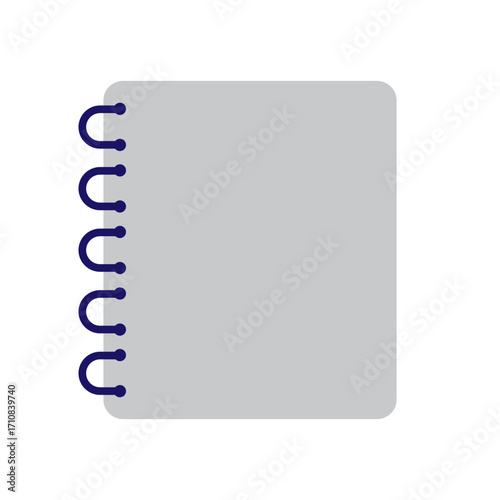 Notebook Icon, Simple Icon Vector Design, best used for presentation, application, web and banner
