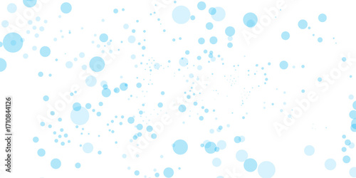 Blue transparent water drops form a clean, wet pattern on a textured background, reminiscent of rain or underwater bubbles
