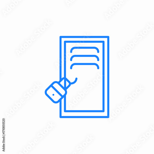 filing cabinet drawers icon sign vector