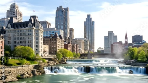 Rochester's high dynamic range cityscape captures beauty of downtown, showcases nature and urban