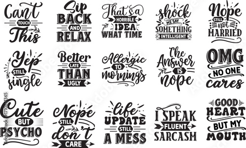 Funny Svg Design, Sarcasm Svg Bundle, Sarcastic Bundle Svg, Sarcastic Svg Bundle, Sarcastic Sayings Svg Bundle, Sarcastic Quotes Svg, Png