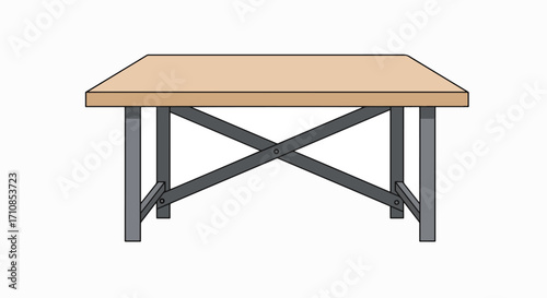Modern Farmhouse Dining Table: Rustic Charm Meets Industrial Style