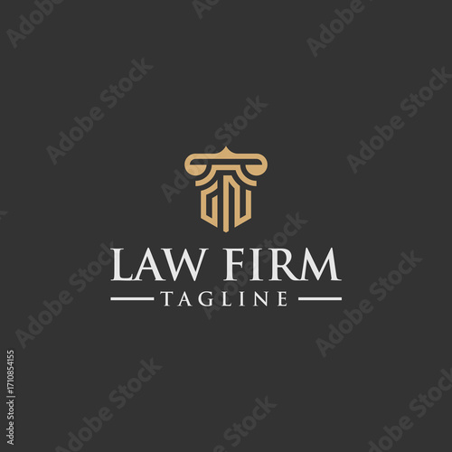 GN law logo design inspiration