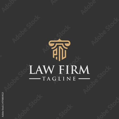 PN law logo design inspiration