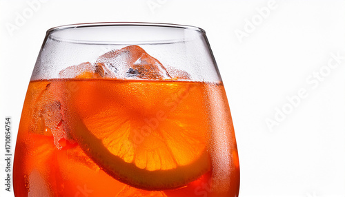 Highly Realistic Advertising Photo Of A Aperol Spritz Cocktail Isolated On Transparent Background High Quality