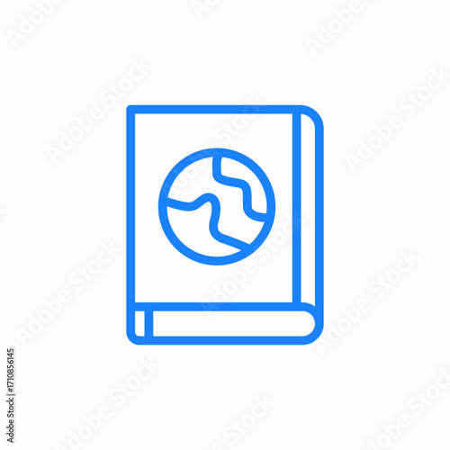 guide book icon sign vector