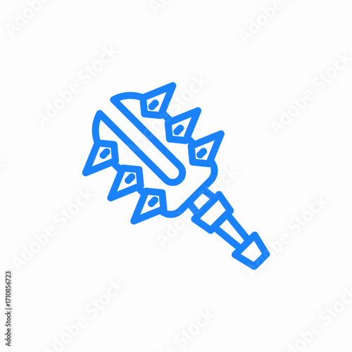 mace icon icon sign vector