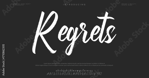 Hand drawn mono line font lowercase and uppercase. Calligraphy decorative ABC alphabet isolated. Hand lettering and custom typography for your designs, logo, poster, card. Vector typeface.