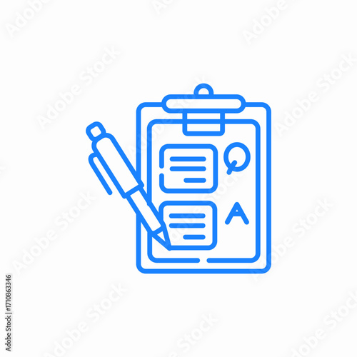 clipboard pencil note icon sign vector