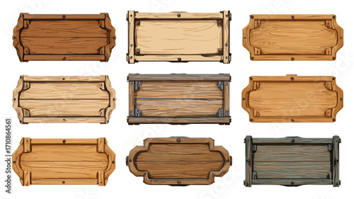Medieval Wooden Frames for Creative Works and Designs