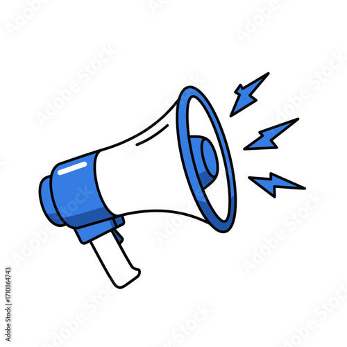 megaphone isolated on white background