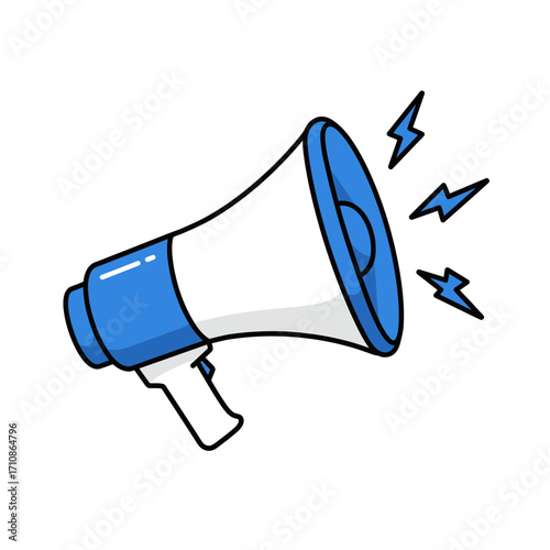 megaphone isolated on white background