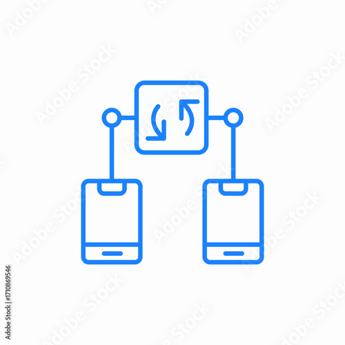 phone signal connection icon sign vector