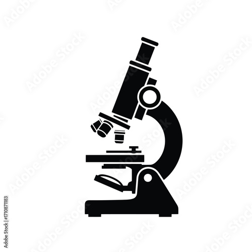 Vector art of a black silhouette of binoculars, a tool for viewing distant objects