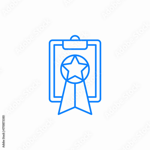 award certificate icon sign vector
