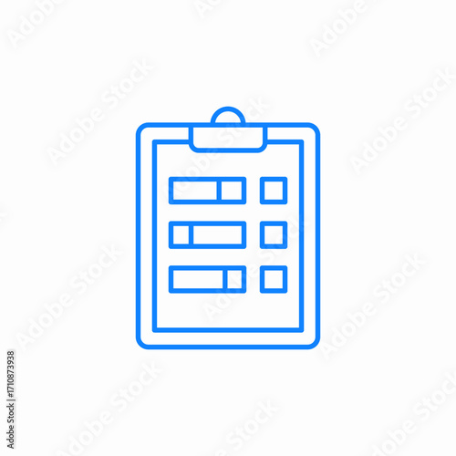 data report icon sign vector