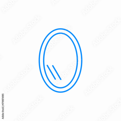 mirror icon icon sign vector