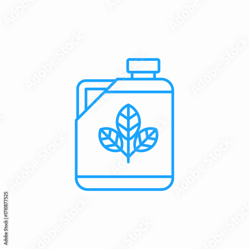 plant fuel icon sign vector
