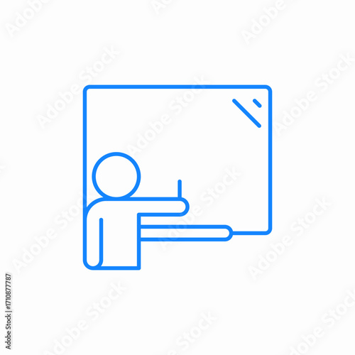 presenter speaker icon sign vector
