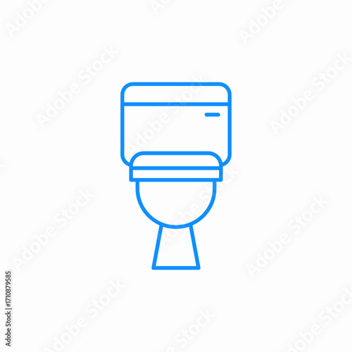 toilet seat icon sign vector