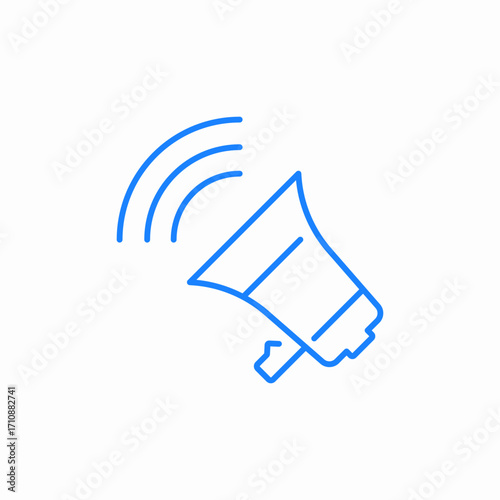 announcement loudspeker icon sign vector