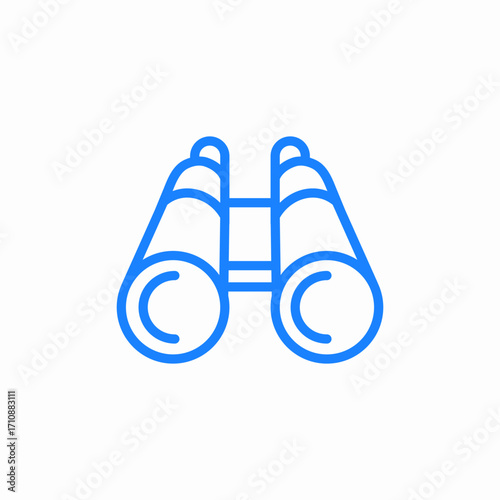 binocular icon icon sign vector