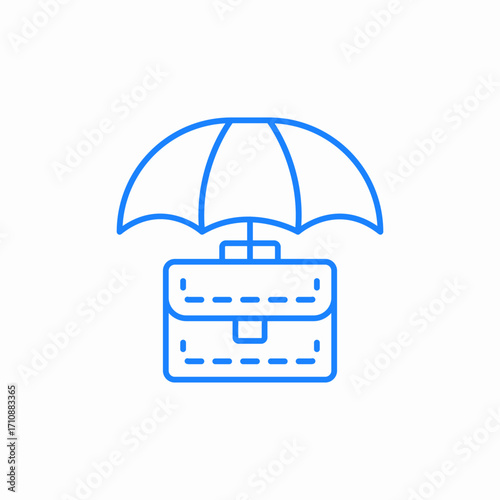 business insurance icon sign vector