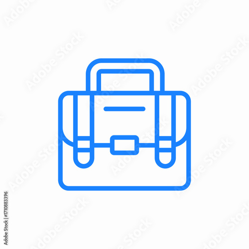 business briefcase icon sign vector