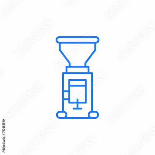 coffee grinder icon sign vector