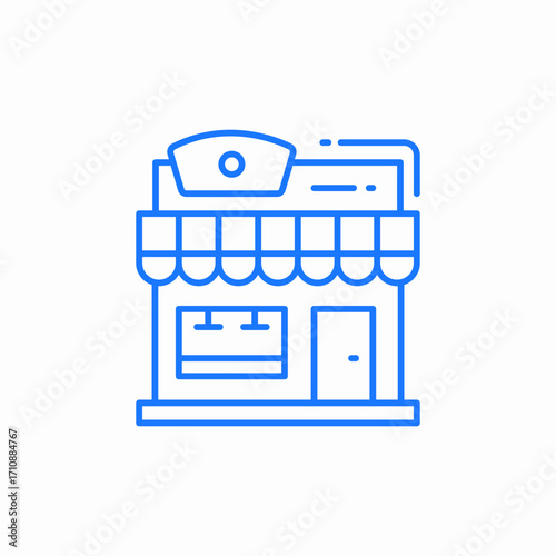 coffee shop icon sign vector