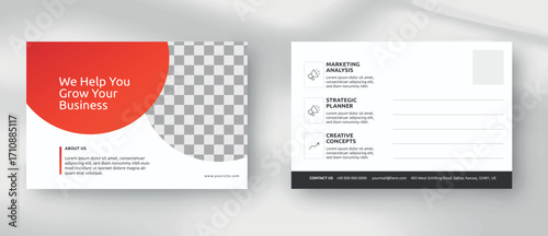 Corporate Business Postcard Design Template Creative Marketing 
