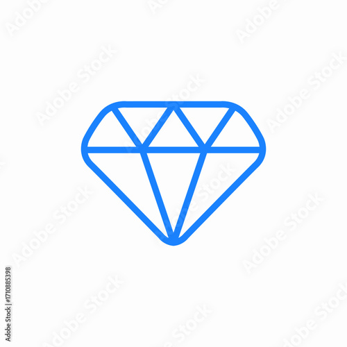 diamond icon icon sign vector