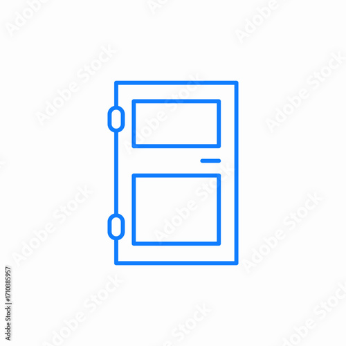 door icon icon sign vector