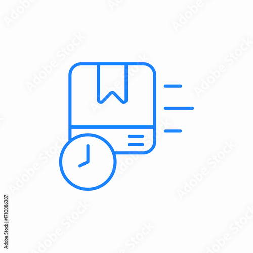 fast delivery icon sign vector