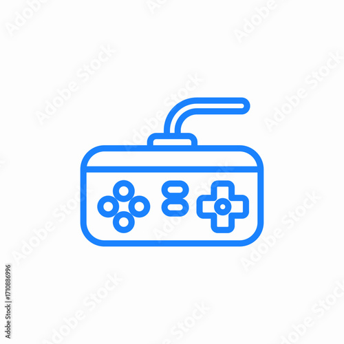 game console icon sign vector
