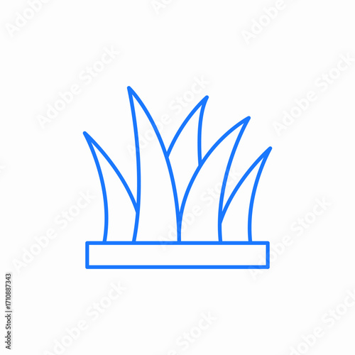 grass nature icon sign vector