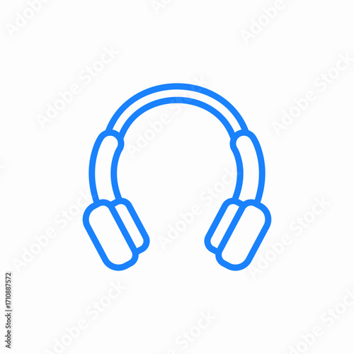 headphones wireless icon sign vector