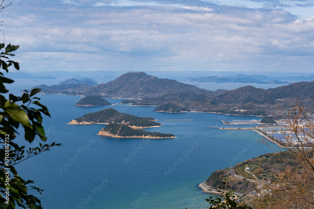 Obraz premium Takaya Shrine View in Shikoku, Japan