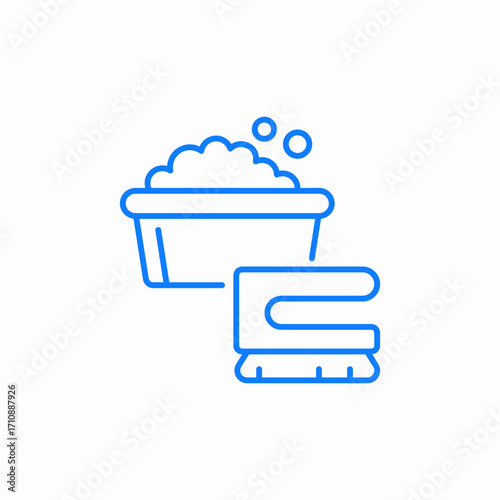 laundry service icon sign vector