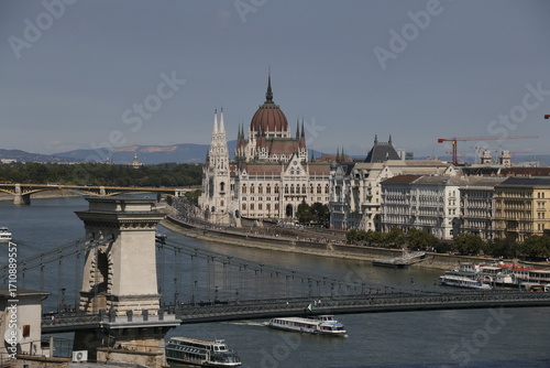 Photography budapest parliament building view from Buda