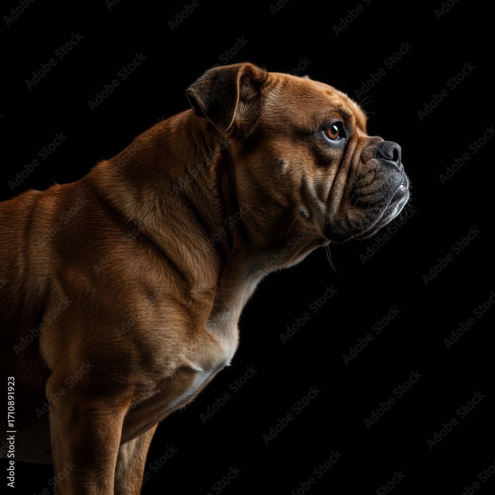 Fototapeta premium english bulldog portrait