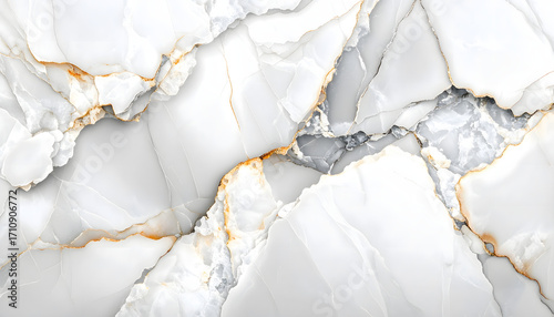 Marble Artistry: A close-up view reveals the intricate patterns and flowing textures of a slab of polished marble, its veining creating a symphony of natural artistry.