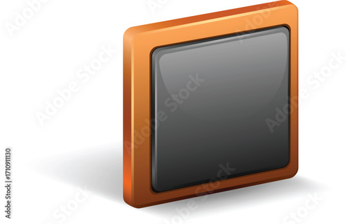 tablet pc on white background