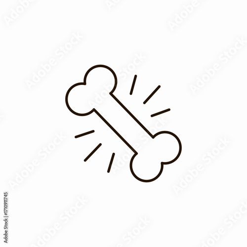 bone marrow health icon sign vector