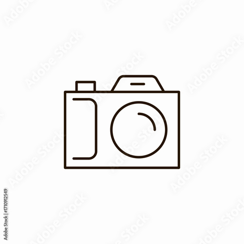 compact digital camera icon sign vector