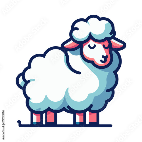 
sheep illustration design