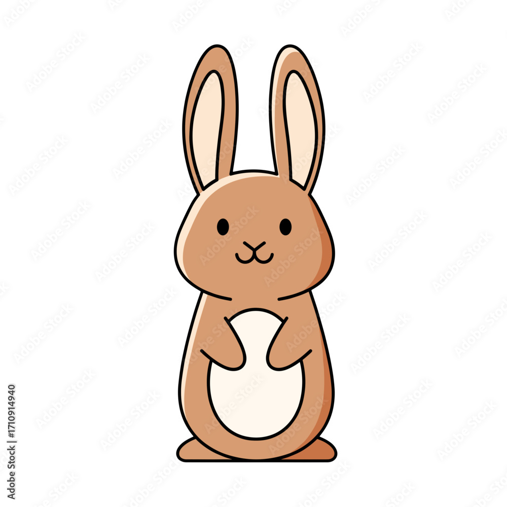 Obraz premium Simplified Bunny