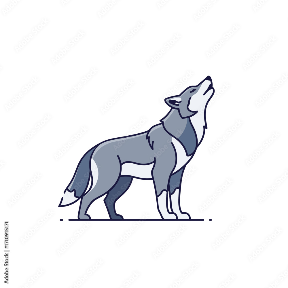 Obraz premium Wolf Howling