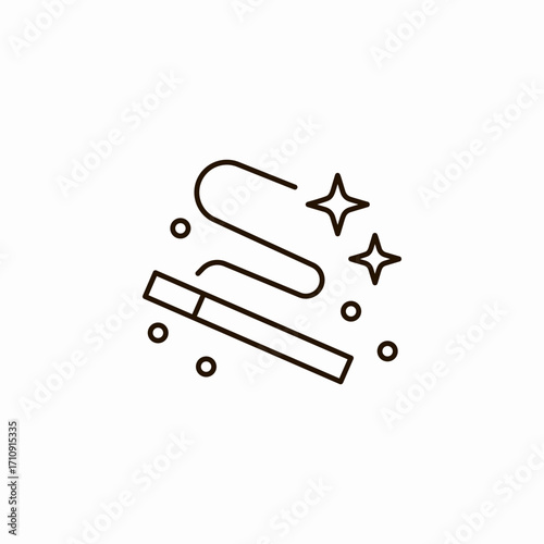 magic wand editing icon sign vector