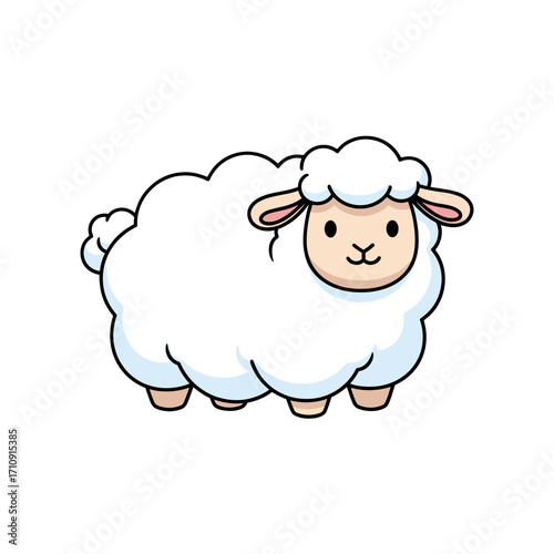 Wallpaper Mural Cute Sheep Design Torontodigital.ca